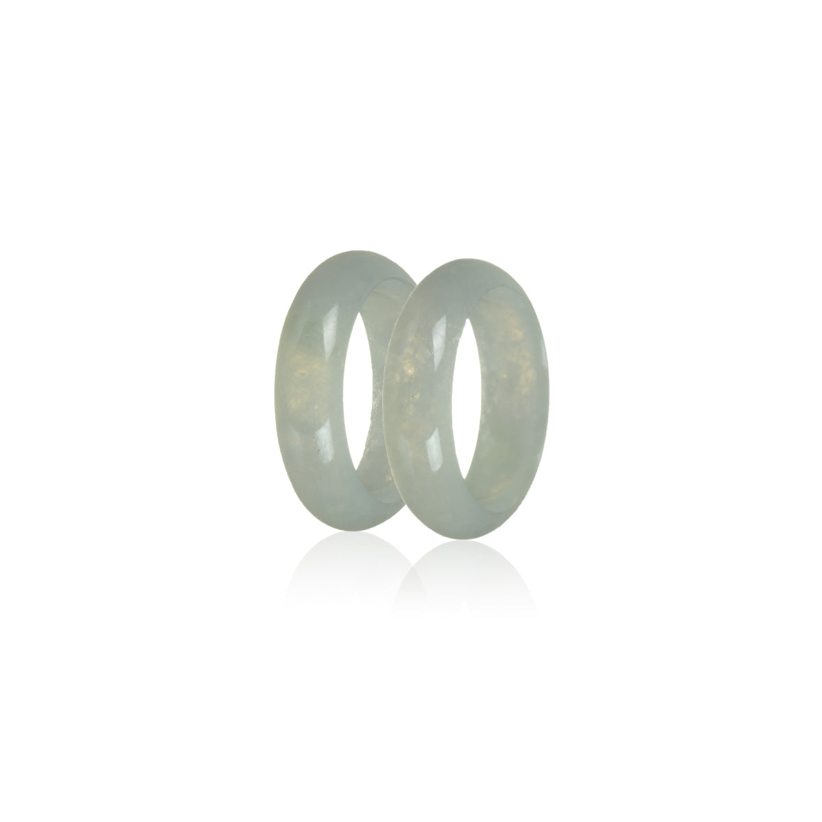 Tranquilliti White Jadeite Jade Ring